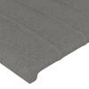 vidaXL Boxspringbett mit Matratze Dunkelgrau 180x200 cm Stoff