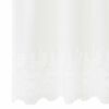 vidaXL Spitzenvorhang mit Vorh&auml;ngen Floral Wei&szlig; 160 x 500 cm Polyester