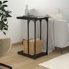 vidaXL Beistelltisch Schwarz 40x30x60 cm Holzwerkstoff