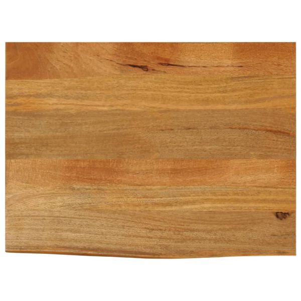 vidaXL Tischplatte mit Baumkante 90x60x3,8 cm Massivholz Mango