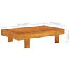 vidaXL 7-teiliges Garten-Lounge-Set mit Kissen 100 x 60 cm Akazienholz