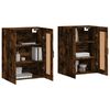 vidaXL Wandschr&auml;nke 2 Stk. R&auml;uchereiche Holzwerkstoff
