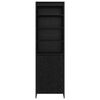 vidaXL Hohe Schr&auml;nke 2 pcs Schwarz Eichen-Optik 60 x 36 x 300 cm