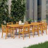 vidaXL Garten-Essst&uuml;hle 8 Stk. Massivholz Akazie