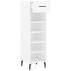 vidaXL Schuhschrank Wei&szlig; 30x35x105 cm Holzwerkstoff