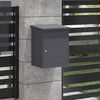 vidaXL Paketdrop-Box mit Speicher Anthrazit 47,5 x 38 x 59 cm Stahl