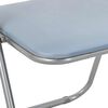 vidaXL Klappstuhl 8 pcs Grau 48 x 43,5 x 81 cm Kunstleder