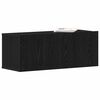 vidaXL Fernsehtische Wandmontiert Schwarz Eichen-Optik 80 x 30 x 30 cm