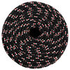 vidaXL Bootsseil Schwarz 6 mm 50 m Polypropylen