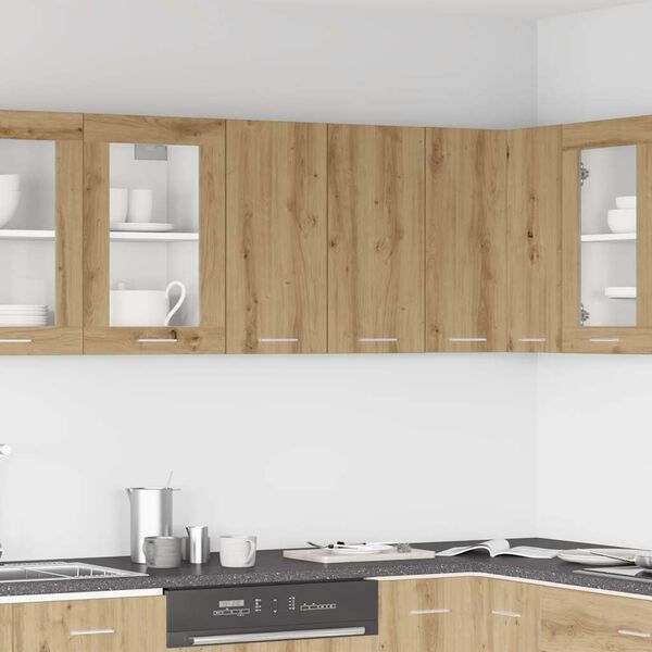 vidaXL K&uuml;chenwandschrank Lyon Artisan-Eiche 60x31x60 cm Holzwerkstoff