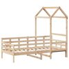 vidaXL Tagesbett mit Dach 80x200 cm Massivholz Kiefer