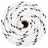 vidaXL Arbeitsseil Wei&szlig; 18 mm 100 m Polyester