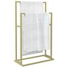 vidaXL Handtuchst&auml;nder Gold 48x24x78,5 cm Eisen