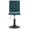 vidaXL Barhocker Blau Samt