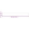 vidaXL Balkon-Sichtschutz Creme 75x700 cm 100 % Polyester-Oxford