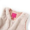 Kinderweste Kunstpelz Beige 140