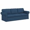 vidaXL Sofa 2 pcs Blau Gesamtabmessungen: 215 x 82 x 80 cm (B x T x H)