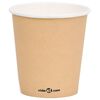 vidaXL Pappbecher 200 ml 100 Stk. Braun