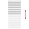 vidaXL Doppelrollo Hellgrau 95x230 cm Stoffbreite 90,9 cm Polyester