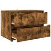 vidaXL Aufbewahrungsschrank Ger&auml;ucherte Eiche 80 x 48 x 57 cm