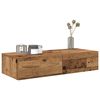 vidaXL Wandregal mit Schubladen Altholz-Optik 80x33x17cm Holzwerkstoff