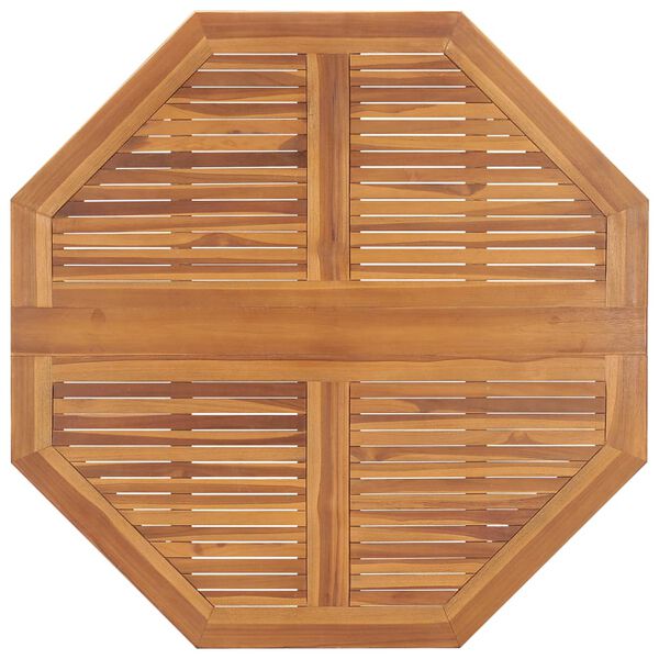 vidaXL Garten-Esstisch Klappbar 120x120x75 cm Massivholz Teak