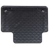 vidaXL Autofu&szlig;matte 4 pcs Schwarz Gummi
