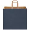 vidaXL Papiertragetaschen 250 Stk. mit Henkeln Blau 32x22x28 cm