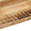 vidaXL Tischplatte mit Baumkante 140x40x2,5 cm Raues Mango Massivholz