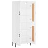 vidaXL Highboard Wei&szlig; 69,5x34x180 cm Holzwerkstoff