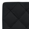 vidaXL Bett mit Matratze Schwarz 120x200 cm Stoff