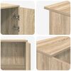 vidaXL Empfangstheke Sonoma-Eiche 135x50x103,5 cm Holzwerkstoff