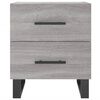 vidaXL Nachttisch Grau Sonoma 40x35x47,5 cm Holzwerkstoff