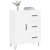 vidaXL Sideboard Wei&szlig; 69,5x34x90 cm Holzwerkstoff