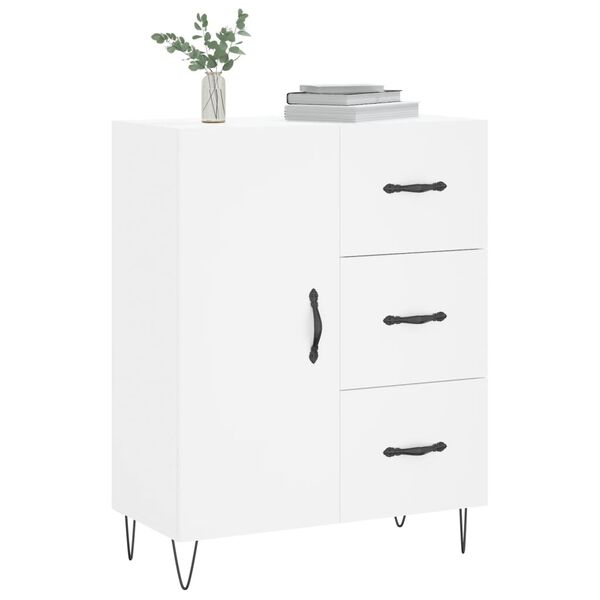 vidaXL Sideboard Wei&szlig; 69,5x34x90 cm Holzwerkstoff
