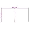 vidaXL Balkon-Sichtschutz Anthrazit 300x90 cm Poly Rattan