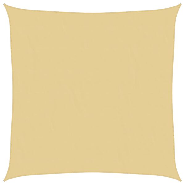 vidaXL Sonnensegel Sandfarbe 2x2 m 100% Polyester Oxford