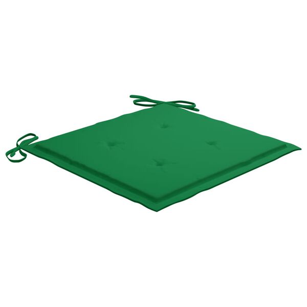 vidaXL Klappbare Gartenst&uuml;hle 2 Stk. mit Kissen Massivholz Akazie