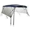 vidaXL 4-Bow Bimini-Top mit Mesh-Seitenteilen 243x(185-198)x137 cm