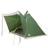 vidaXL Tipi-Familienzelt 6 Personen Gr&uuml;n Wasserdicht