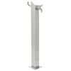 vidaXL Garten-Wassers&auml;ule Edelstahl Quadratisch 95 cm