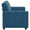 vidaXL 2-Sitzer-Sofa Blau 120 cm Samt