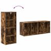 vidaXL H&auml;ngeschrank Ger&auml;ucherte Eiche 40 x 29,5 x 100 cm Holzwerkstoff