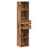 vidaXL B&uuml;cherregal Altholz-Optik 36x30x171 cm Holzwerkstoff
