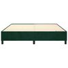 vidaXL Boxspringbettgestell Dunkelgr&uuml;n 200x200 cm Samt