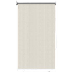 vidaXL Au&szlig;enrollo 105 (B)x140 (H) cm Cremewei&szlig;