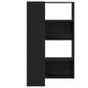vidaXL Kleiderschrank 2 pcs Schwarz Eichen-Optik 85 x 85 x 140 cm