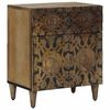 vidaXL Bettkasten Braun 50 x 33 x 60 cm Massivholz Mango