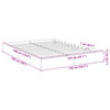 vidaXL Bettgestell Wei&szlig; 135x190 cm Holzwerkstoff