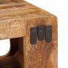vidaXL Nachttisch Braun 45 x 30 x 24 cm Massivholz Mango